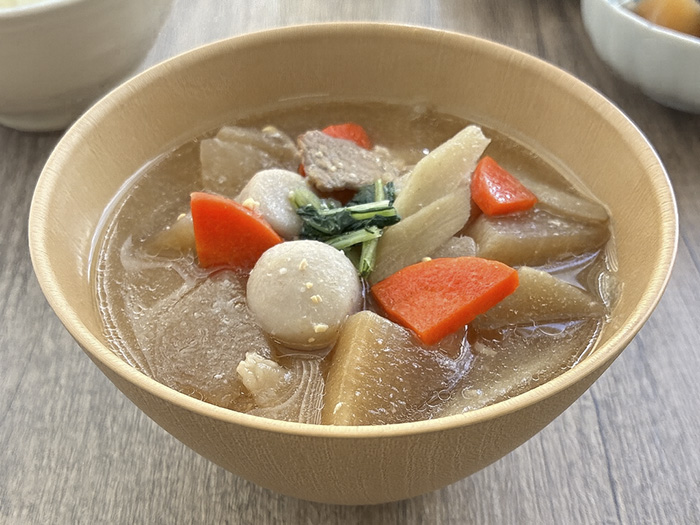 豚バラ大根の具だくさん豚汁