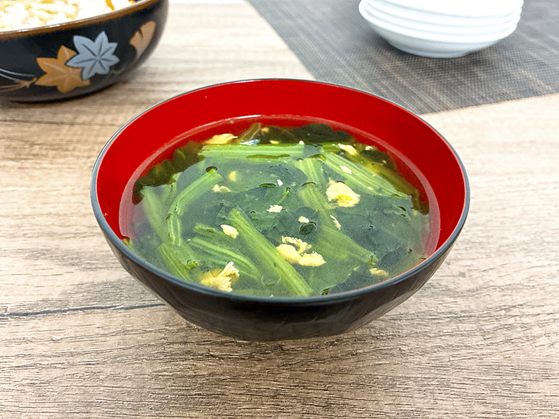 ほうれん草のおすまし