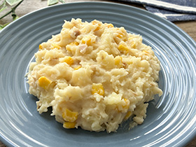 揚げじゃがのクリーム煮