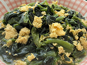 ほうれん草の菜種和え